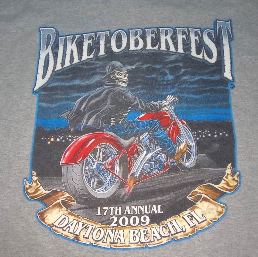 2009 Biketoberfest Daytona Beach Skull Skull's Long Sleeve T-shirt